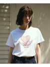 Heart Planet Short Sleeve T Shirt White - THE GREEN LAB - BALAAN 3