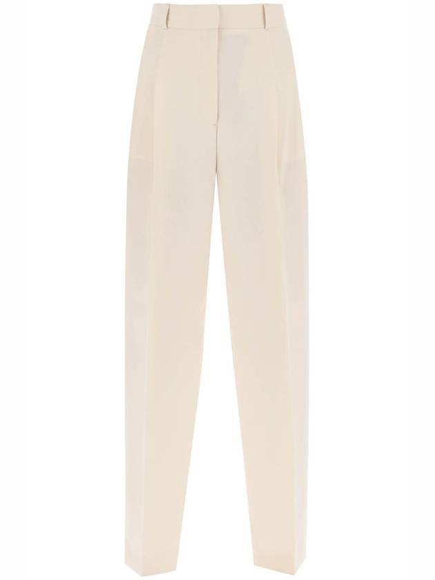 double-pleated viscose trousers - TOTEME - BALAAN 1