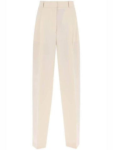 double-pleated viscose trousers - TOTEME - BALAAN 1