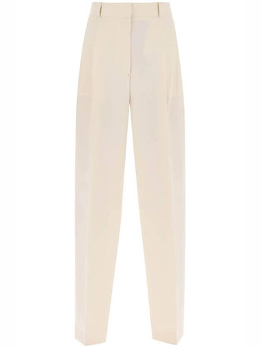 double-pleated viscose trousers - TOTEME - BALAAN 1