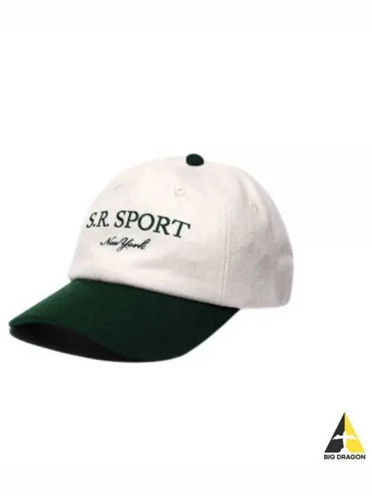 Sports Wool Ball Cap White - SPORTY & RICH - BALAAN 2