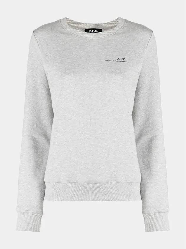 Item Logo Sweatshirt Grey - A.P.C. - BALAAN 2