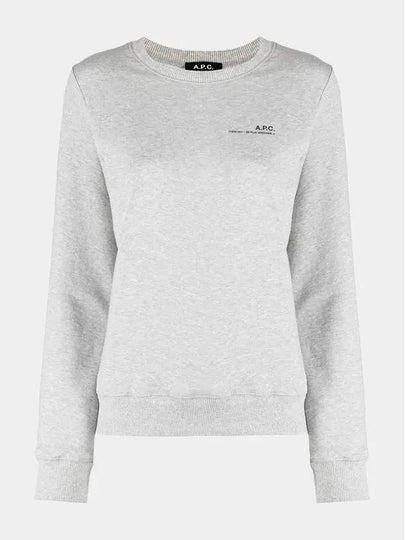 Item Logo Sweatshirt Grey - A.P.C. - BALAAN 2