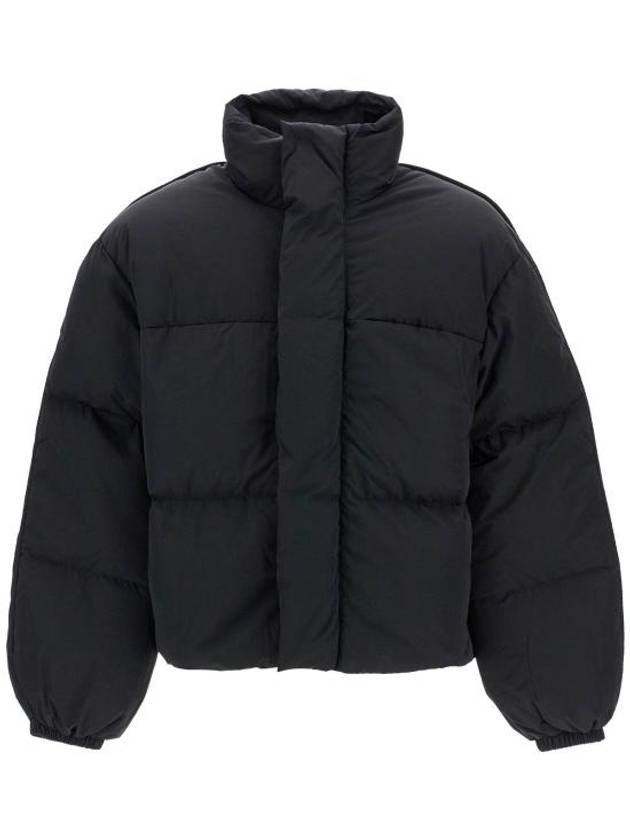 Sprayed High Neck Padding Black - ACNE STUDIOS - BALAAN 1