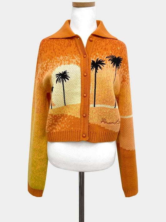 Women's Golden Hour Tripper Cardigan Orange - HOUSE OF SUNNY - BALAAN 2