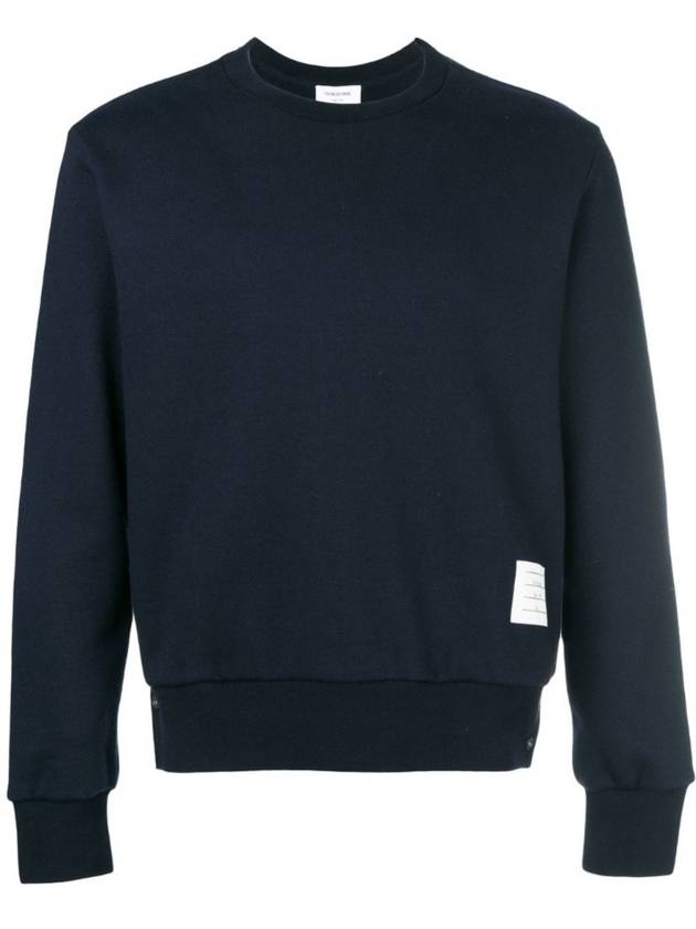 Center Back Stripe Crewneck Sweatshirt Navy - THOM BROWNE - BALAAN 3