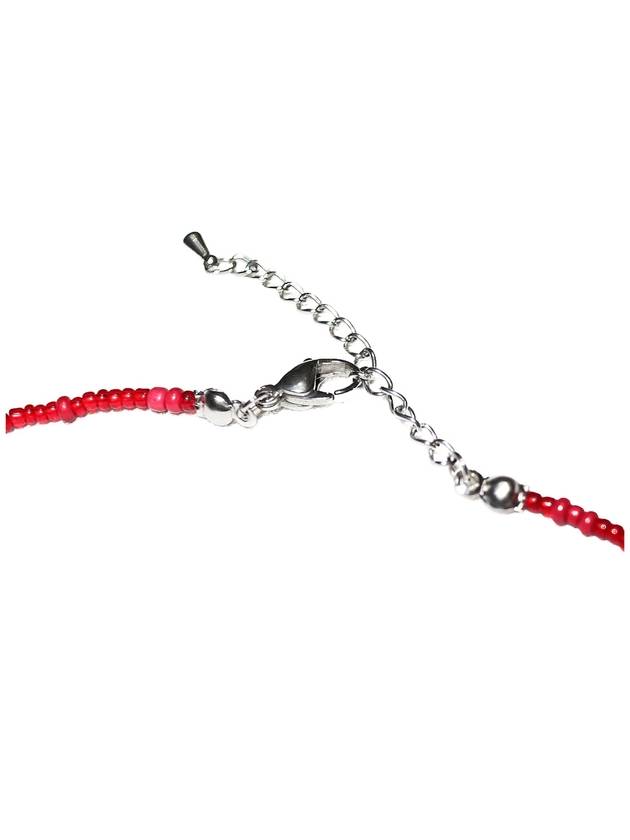 Ball point red necklace - ARCANE FUNK - BALAAN 4