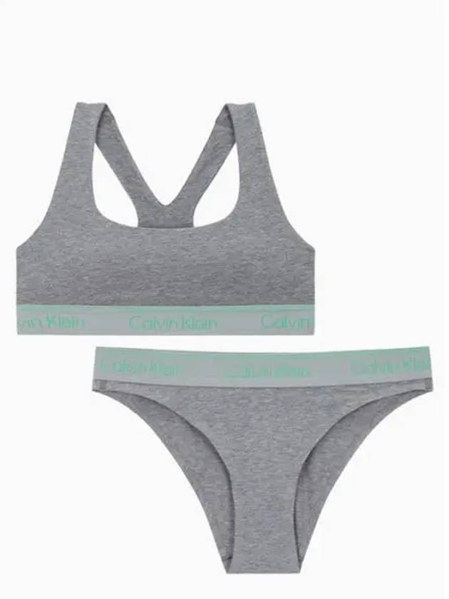 Underwear Women s Athletic AF Bralette Set Gray - CALVIN KLEIN - BALAAN 1