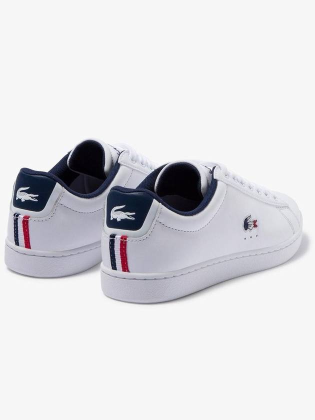 Carnaby Evo Tricolor Low Top Sneakers White - LACOSTE - BALAAN 4