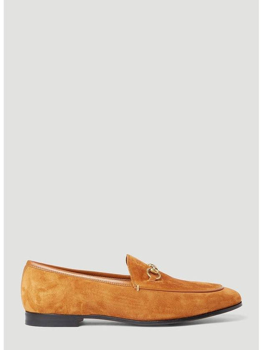 Jordaan Leather Loafers Brown - GUCCI - BALAAN 1