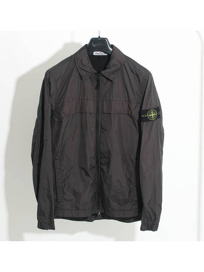 Garment Dyed Crinkle Reps R-NY Jacket Brown - STONE ISLAND - BALAAN 2