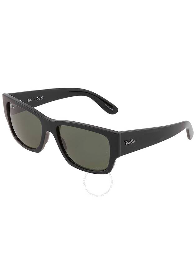 Ray Ban Carlos Green Rectangular Unisex Sunglasses RB0947S 901/31 56 - RAY-BAN - BALAAN 3