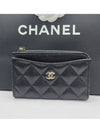 Women s zipper card wallet holder black caviar coin purse AP3179 - CHANEL - BALAAN 1