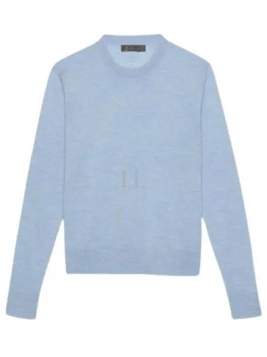 Talk Buddy To Me Crew Neck Merino Wool Knit Top Sky Blue - G/FORE - BALAAN 2