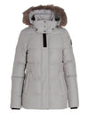 Women's Astoria Down Jacket Brown Fur White - MOOSE KNUCKLES - BALAAN 2