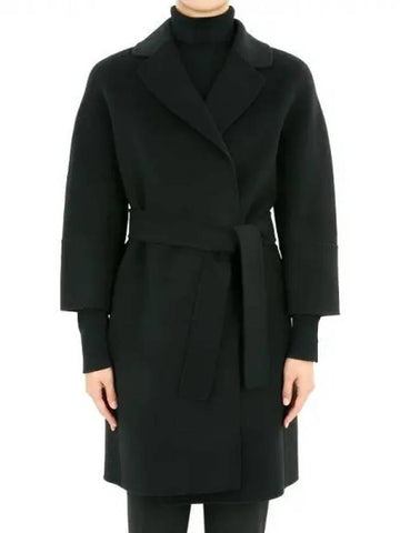 Women s Arona Virgin Wool Coat Black 2429016111600 013 1065082 - MAX MARA - BALAAN 1