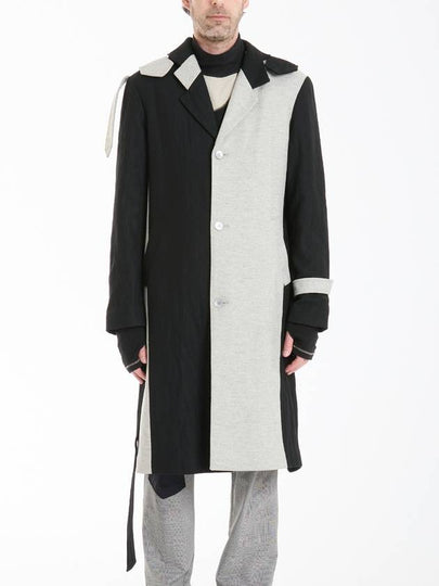 Men's Fragment Coat Grey Black - WHYSOCEREALZ - BALAAN 2