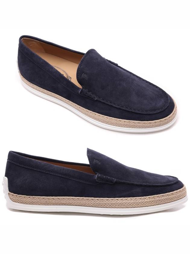 Men's Suede Slip-On Loafers Navy - TOD'S - BALAAN 2