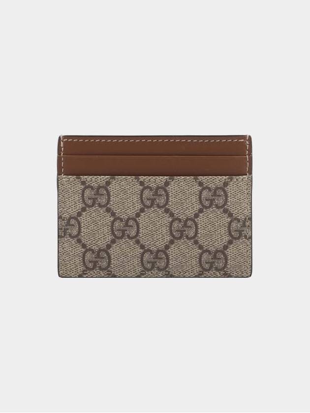 GG canvas brown logo card wallet 779775 D699 - GUCCI - BALAAN 2