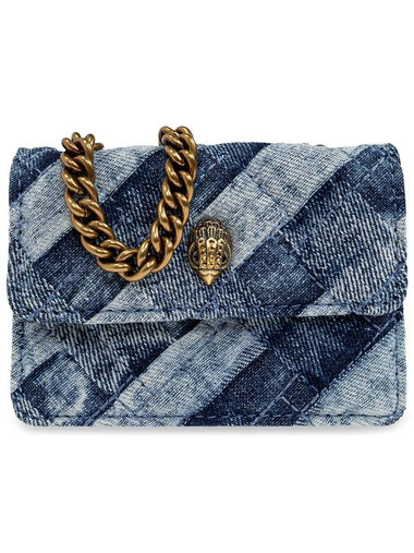 Kurt Geiger Wallet On A Chain Kensington Micro, Women's, Blue - KURT GEIGER - BALAAN 1