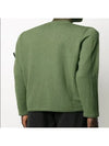 Men's Wappen Patch Round Neck Knit Top Green - STONE ISLAND - BALAAN 4