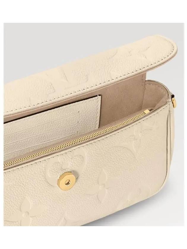 Ivy Crossbody Bag On Chain Monogram Empreinte Cream - LOUIS VUITTON - BALAAN 6