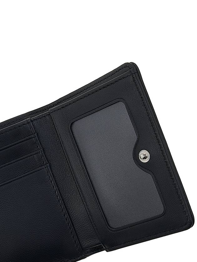 Small Frame Leather Half Wallet Black - VIVIENNE WESTWOOD - BALAAN 9