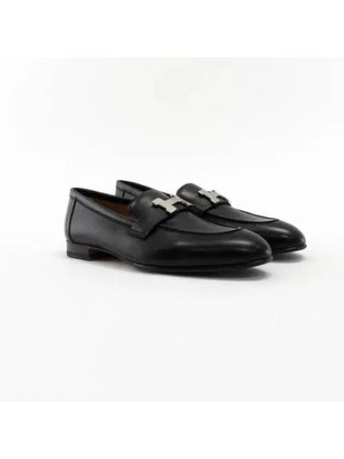 Paris Loafer Black Shoes Women s H201199Z - HERMES - BALAAN 1