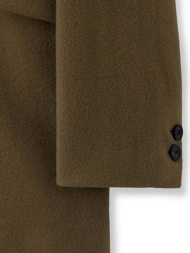 Wool Twill Double Breasted Jacket Camel - NOIRER FOR WOMEN - BALAAN 6