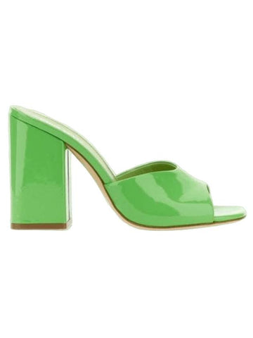 Anja Hill Slippers Kiwi Green - PARIS TEXAS - BALAAN 1