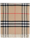 Reversible Check Cashmere Scarf Archive Beige - BURBERRY - BALAAN.