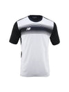 Panel SS Jersey Sport Short Sleeve T-Shirt White Black - NEW BALANCE - BALAAN 1