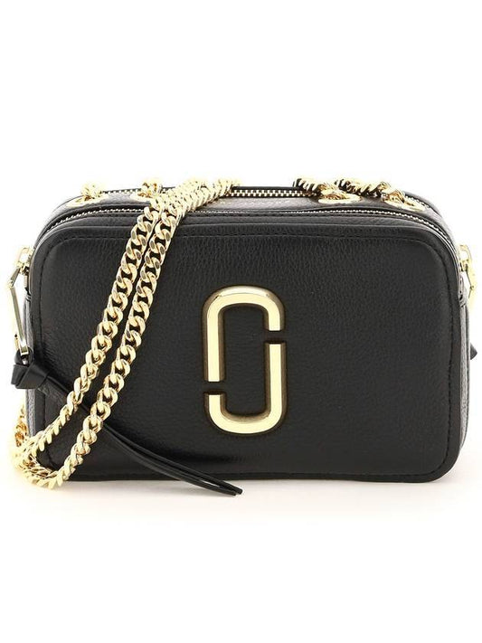 Glam Shot Chain Cross Bag Black - MARC JACOBS - BALAAN.