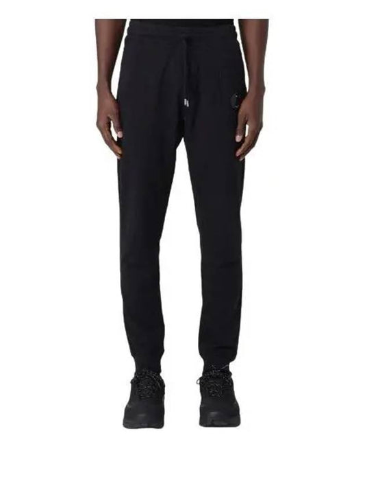 Light Fleece Utility Track Pants Black - CP COMPANY - BALAAN 2