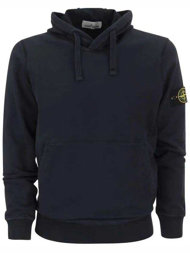 Wappen Patch Hoodie Dark Navy - STONE ISLAND - BALAAN 3