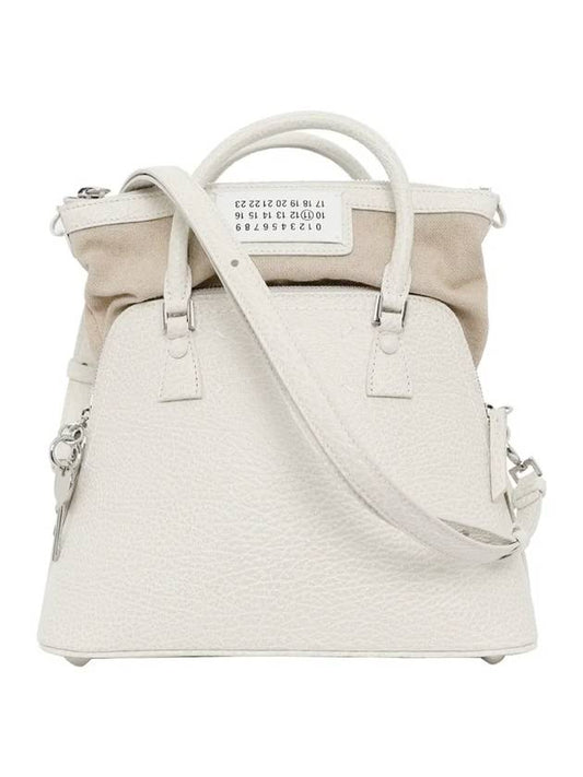 5AC Stitch Logo Patch Mini Tote Bag Light Grey - MAISON MARGIELA - BALAAN 1