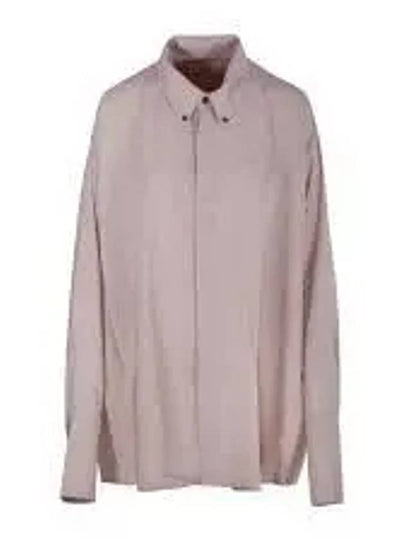 Oversized Long-Sleeved Shirt Pink - AMI - BALAAN 2