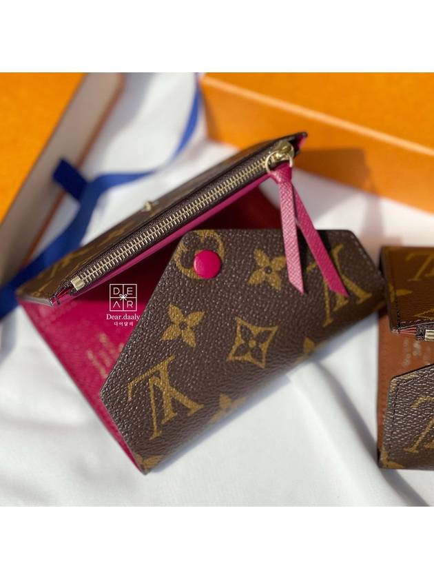 Victorine Monogram Half Wallet Fuchsia - LOUIS VUITTON - BALAAN 4