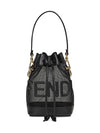 Mon Tresor Mesh Small Bucket Bag Black - FENDI - BALAAN 2