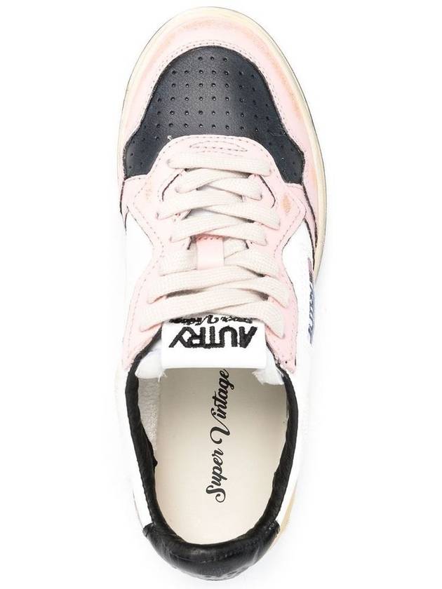 Women's Medalist Super Vintage Low Top Sneakers Pink - AUTRY - BALAAN 5