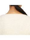 La Maille Pau Asymmetric Cardigan White - JACQUEMUS - BALAAN 8