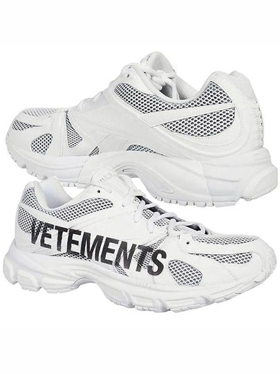 12Th Anniversary Artisanal Spike Runner Low Top Sneakers White - VETEMENTS - BALAAN 2