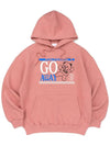 GO AWAY BEAR HOOD TEE BABY PINK - POLYGRAM - BALAAN 3