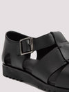 Pacific Buckle Gladiator Sandals Black - PARABOOT - BALAAN 7