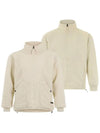 Men's Reversible Fleece Mix Zip-Up Jacket Cream - OFFGRID - BALAAN 3