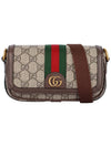 Ophidia Super Mini Shoulder Bag Beige Ebony - GUCCI - BALAAN 3