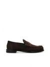 Almond Toe Slip On Loafers Brown - GIVENCHY - BALAAN 2