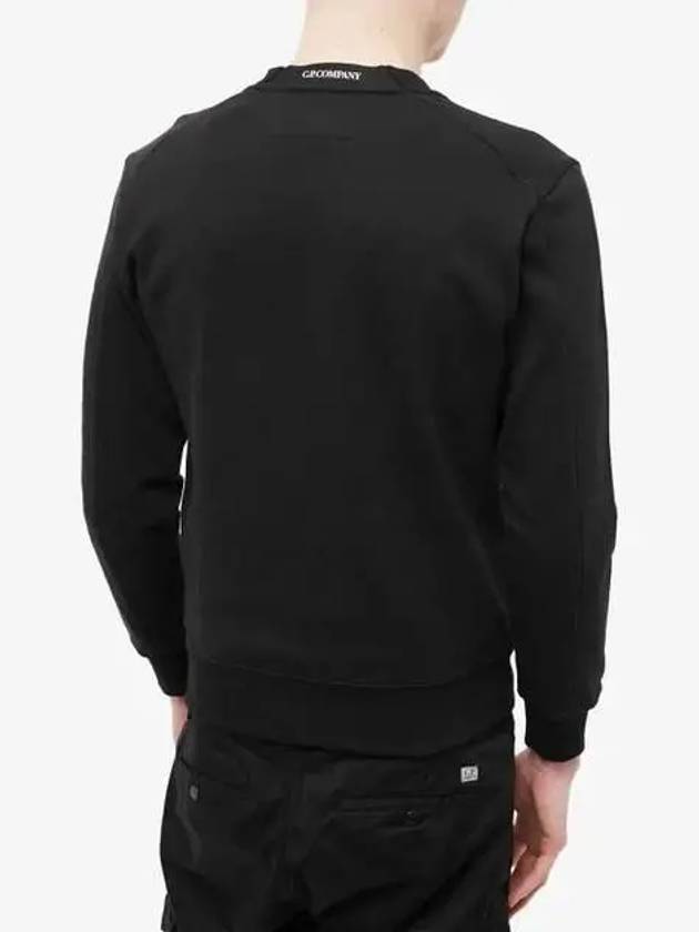 Diagonal Raised Fleece Sweatshirt Black - CP COMPANY - BALAAN 5