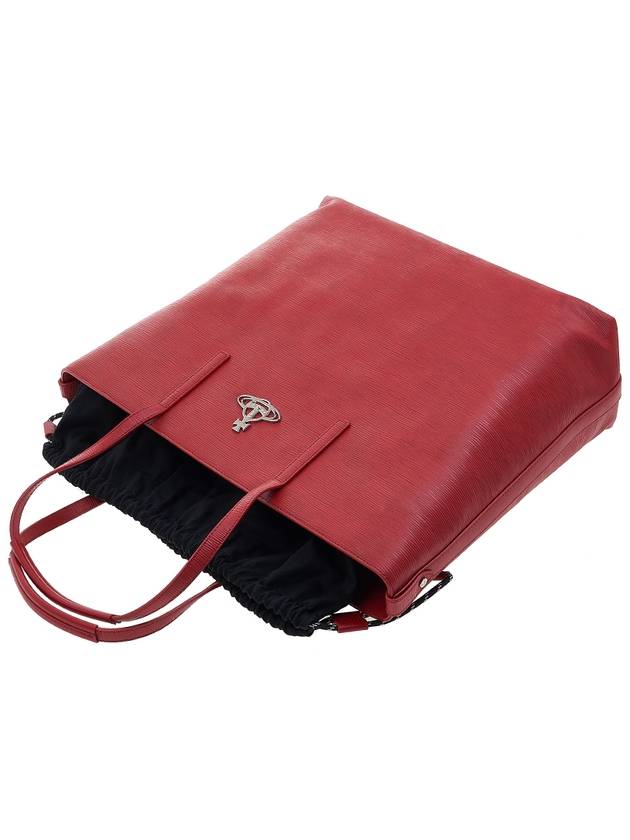 Polly Drawstring String Tote Bag Red - VIVIENNE WESTWOOD - BALAAN.