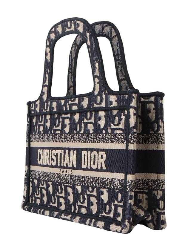 S5475ZRIW Oblique embroidery mini book tote bag department store warranty 33652Y 1 - DIOR - BALAAN 2